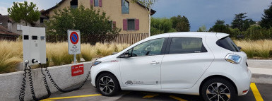 Une voiture Mobility électrique pour l’administration et la population de Lutry. 