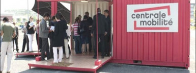 Centrale Mobilité de la zone industrielle de Plan-les-Ouates